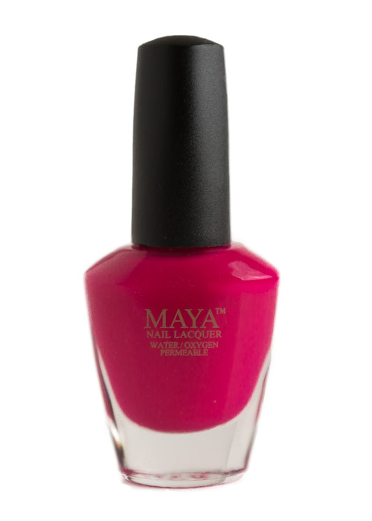 The Fuchsia is Bright - Fuchsia Pink Halal Nail Poish - Maya
