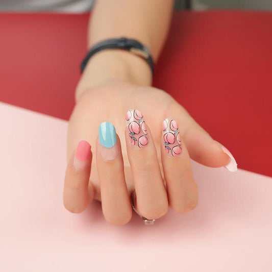 Peaches and Cream - Gel Nail Wraps