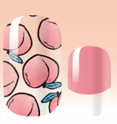Peaches and Cream - Gel Nail Wraps