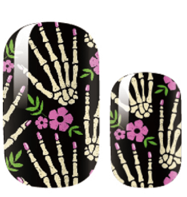 Halloween Skeleton - Gel Nail Wraps