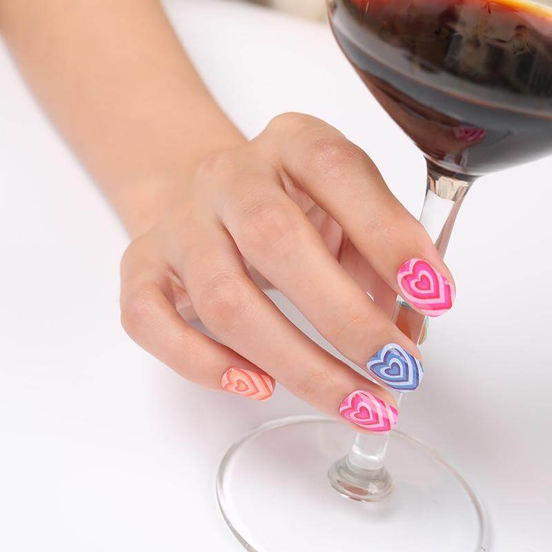 Candy Hearts Valentine - Gel Nail Wraps