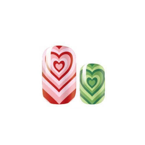 Candy Hearts Valentine - Gel Nail Wraps