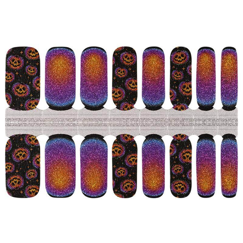 Pumpkin Glitter - Gel Nail Wraps