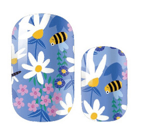 Flowers & Bees - Gel Nail Wraps