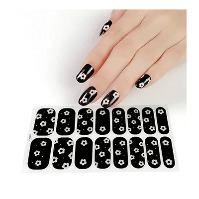Glow in the Dark Daisy - Gel Nail Wraps