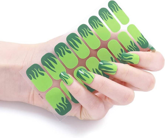 Green Slime - Gel Nail Wraps