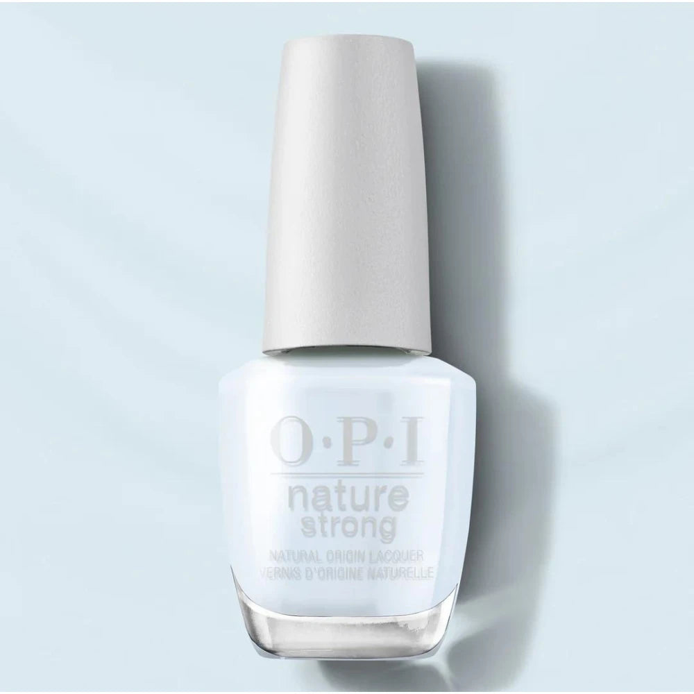 OPI Nature Strong - Raindrop Expectations (0.5 oz) 🤍 💙 Light Blue Nail Polish