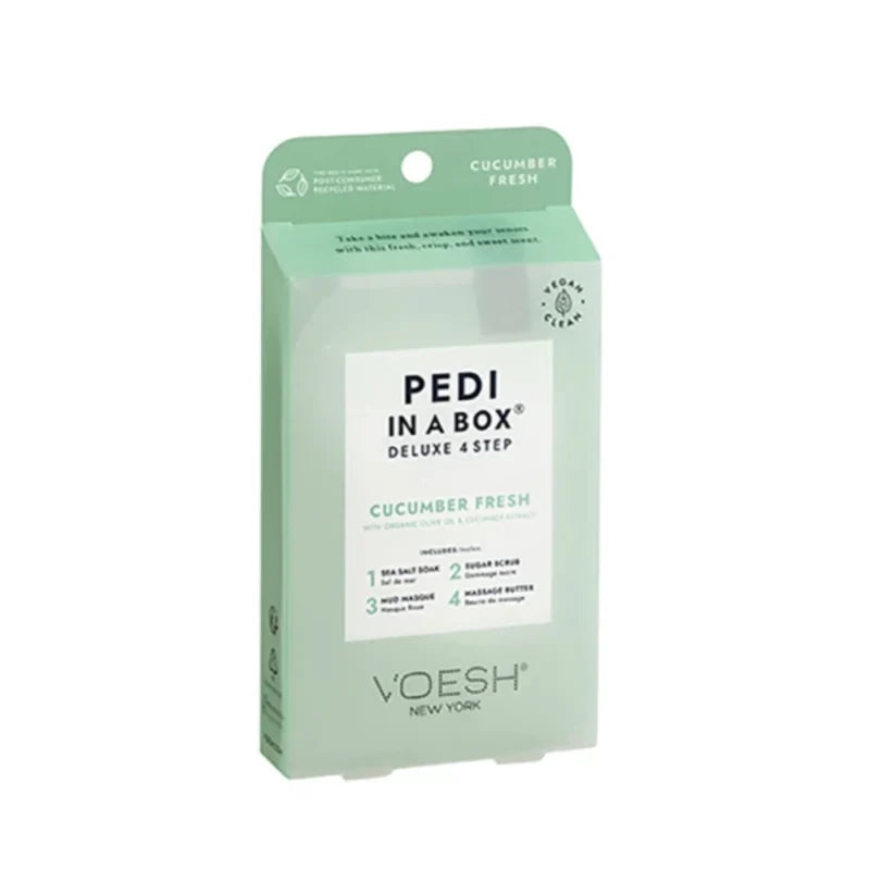 Voesh New York Deluxe 4 Step - Pedicure Kit - Cucumber Fresh 