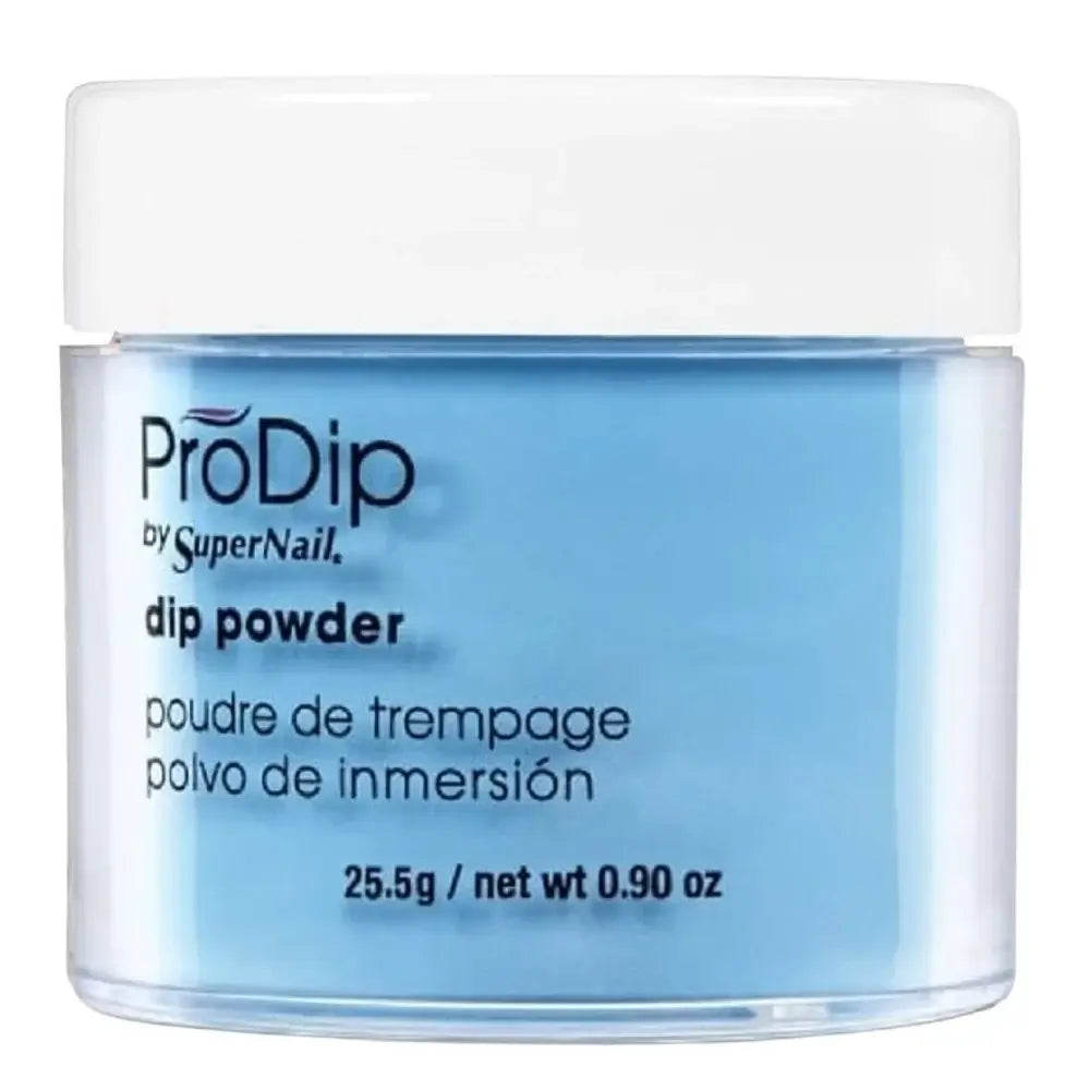 ProDip Acrylic Powder - Azure Blue - Bright Aqua Blue Nail Color