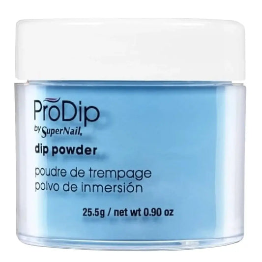 ProDip Acrylic Powder - Azure Blue - Bright Aqua Blue Nail Color