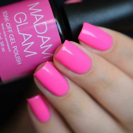 MADAM GLAM - Barbie Girl - MAGENTA GEL NAIL POLISH