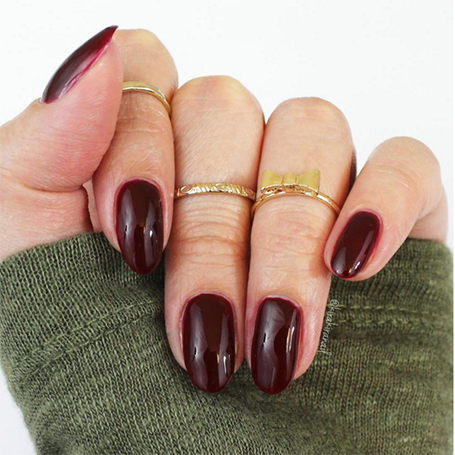 MADAM GLAM - Dark Side - DEEP RED GEL NAIL POLISH