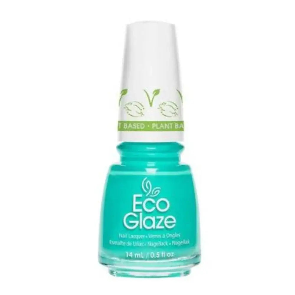 China Glaze Eco Glaze - Aloe Stranger 💚💙 Light Turquoise Nail Polish