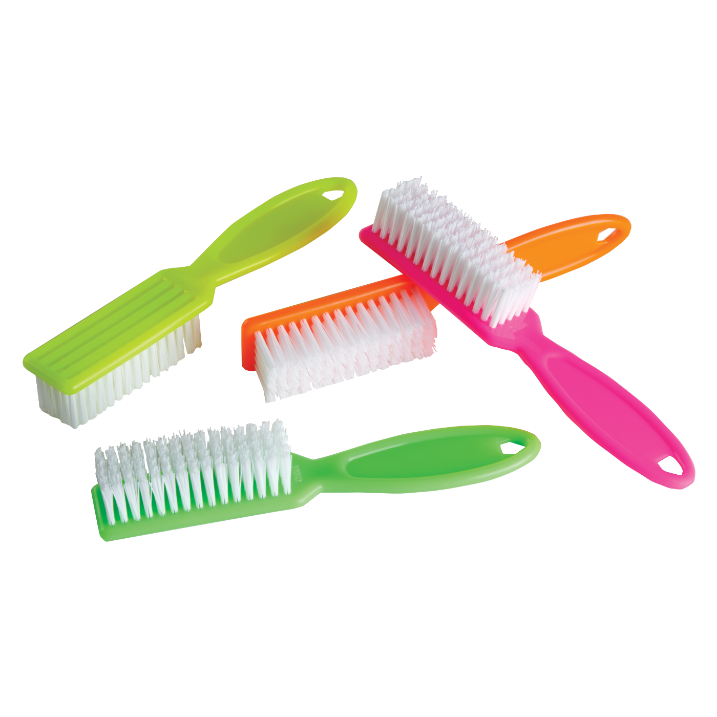 Neon Nail Brushes - 24 Pack