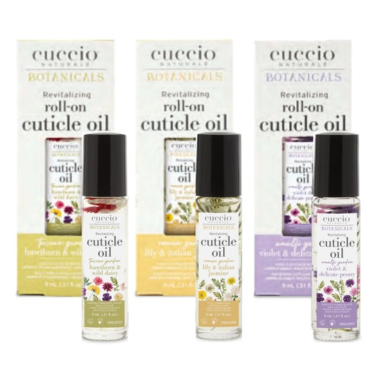 Cuccio Botanicals Roll-On Cuticle Oil-(Italian Garden Collection)