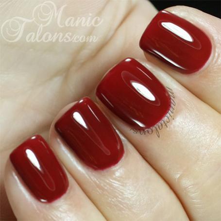 MADAM GLAM - Deep Burgundy - RED GEL NAIL POLISH