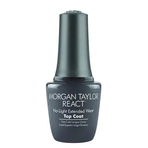 Morgan Taylor REACT Top Coat - Chip-Resistant Finish 