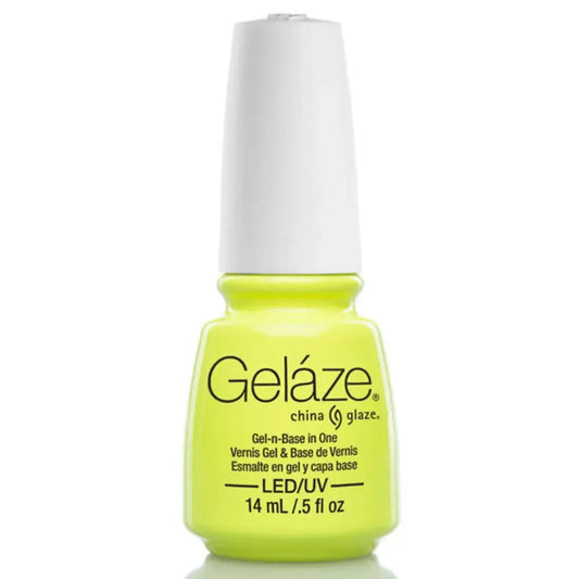 China Glaze Gel Nail Polish - Celtic Sun 💅💛 Neon Yellow Nail Polish