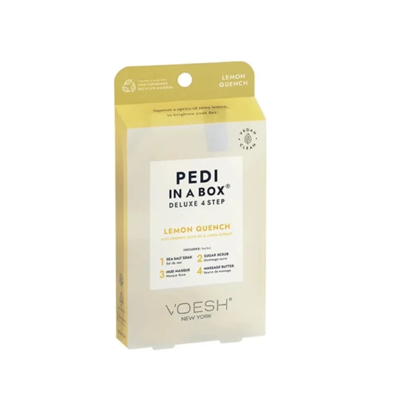 Voesh New York Deluxe 4 Step - Pedicure Kit - Lemon Quench 