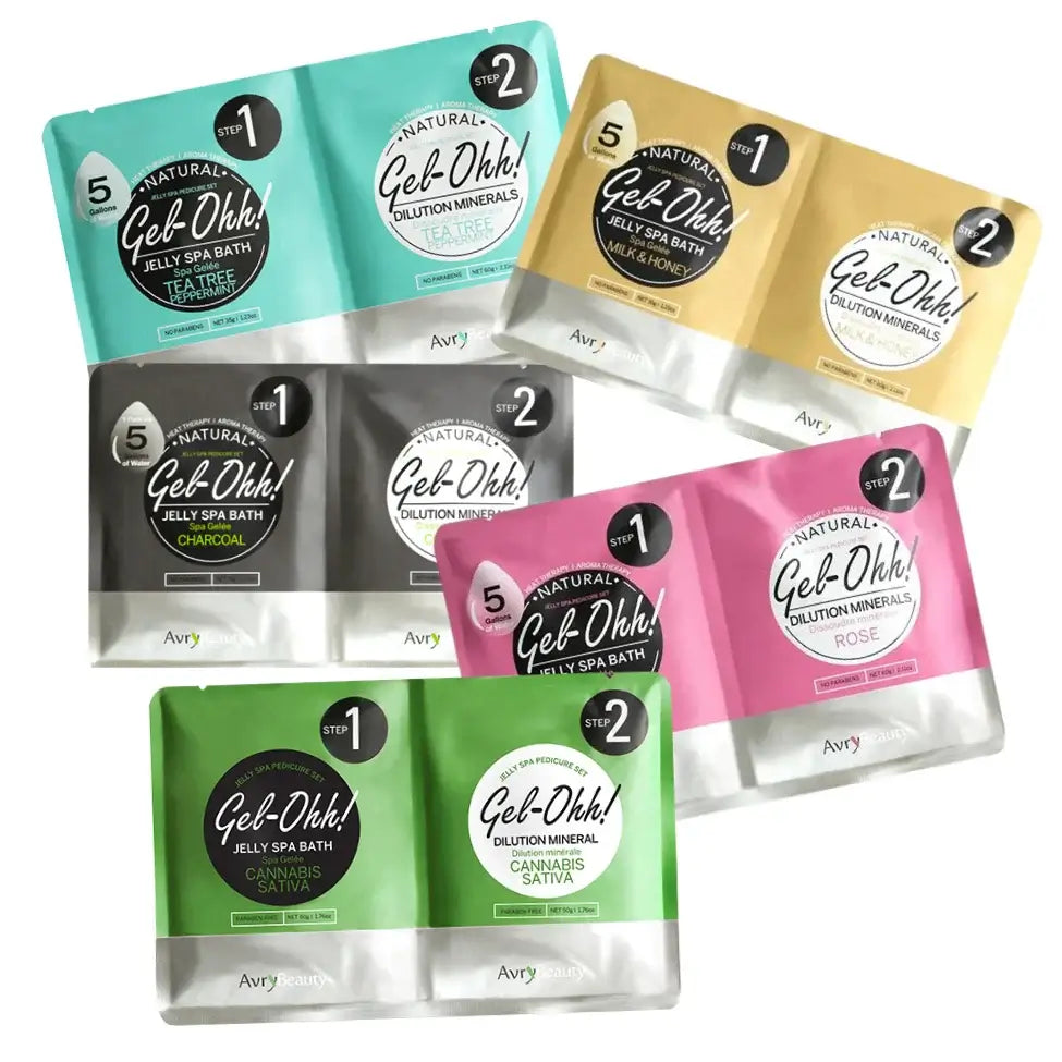 AvryBeauty - Gel-Ohh Jelly Pedi 🌸 Treat Yourself To A Spa Day At Home!!