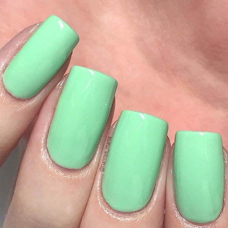 MADAM GLAM - Dusty Pastel Green - LIGHT GREEN GEL NAIL POLISH