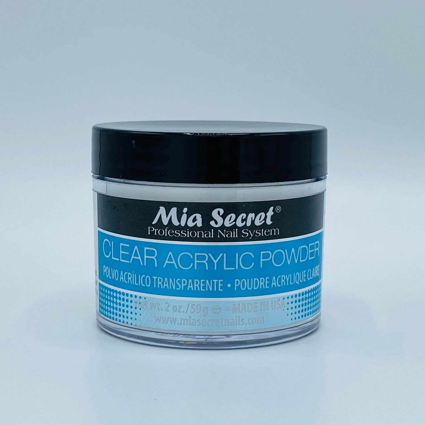 MIA SECRET Clear Acrylic Powder 2oz