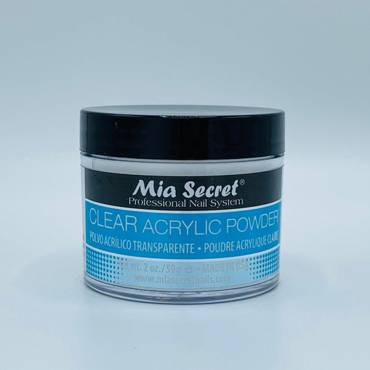 MIA SECRET Clear Acrylic Powder 2oz