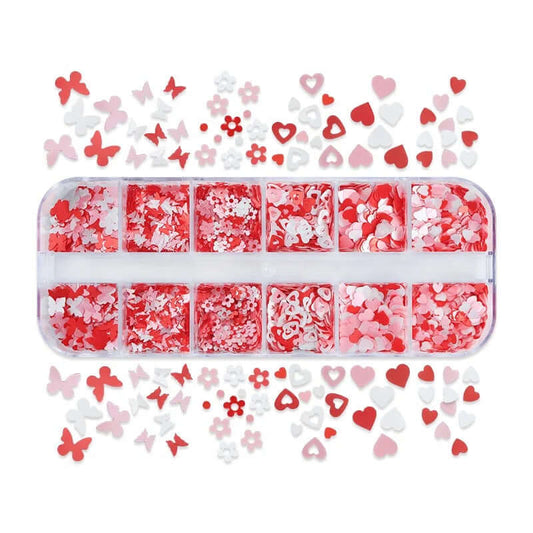 nail sequin art shapes