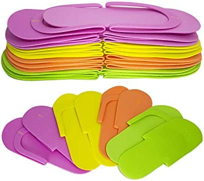 PS Disposable Pedicure Slippers - 12 Pairs Pack
