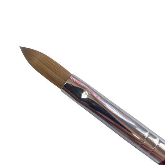 Crimped Sable Brush # 12 - 100% Kolinsky