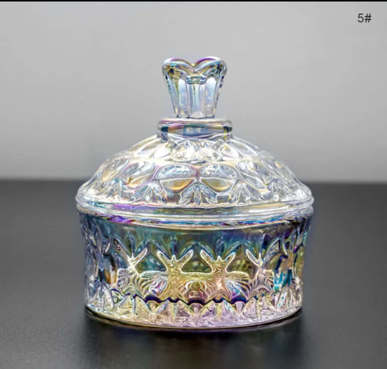 Dappen Dish Glass Jar – Crystal Clear & Colorful Acrylic Monomer Container