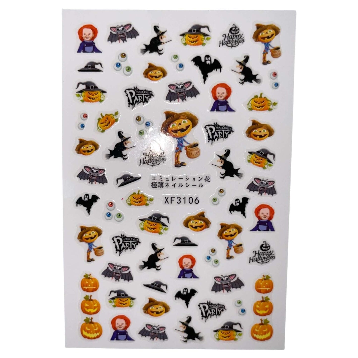 Witch Nail Art Stickers - Easy Halloween Nails