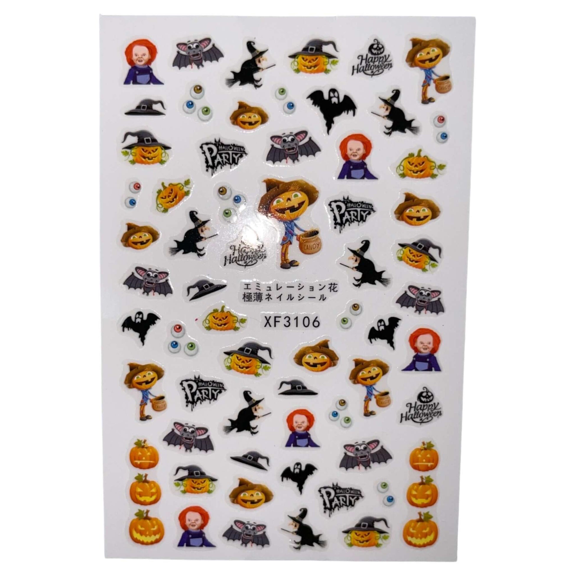 Witch Nail Art Stickers - Easy Halloween Nails