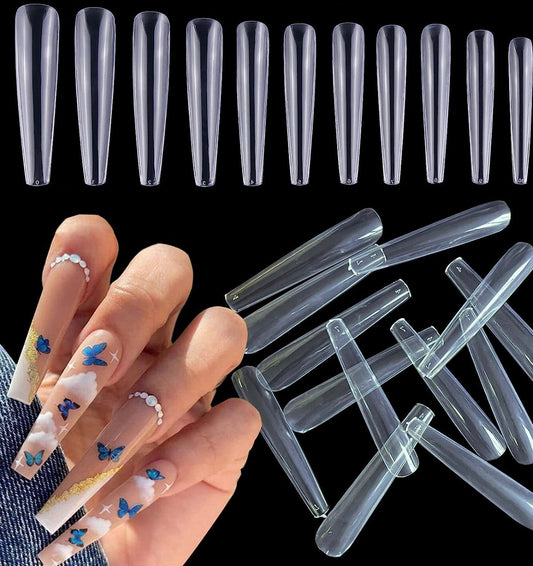 Full Cover Nail Tips 3XL Coffin