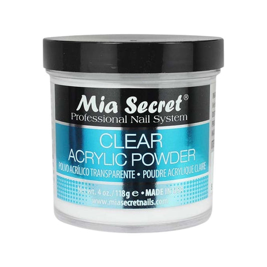 MIA SECRET Clear Acrylic Powder 4oz
