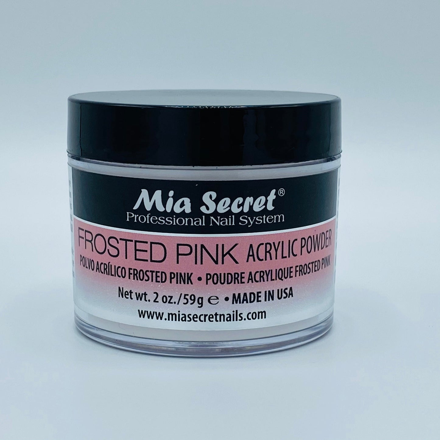 MIA SECRET Frosted Pink Acrylic Powder 2oz