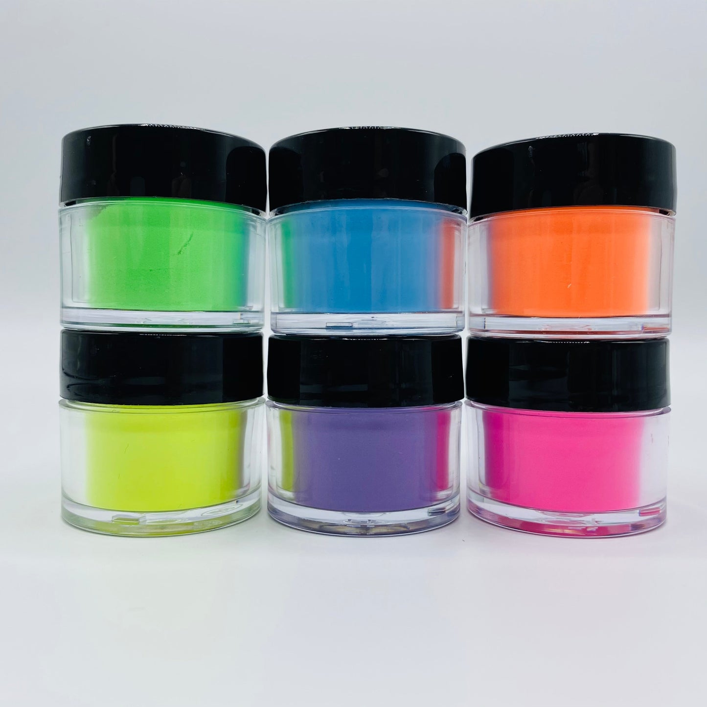 MIA SECRET - Flash Neon Nail Art Powder Collection 6pcs