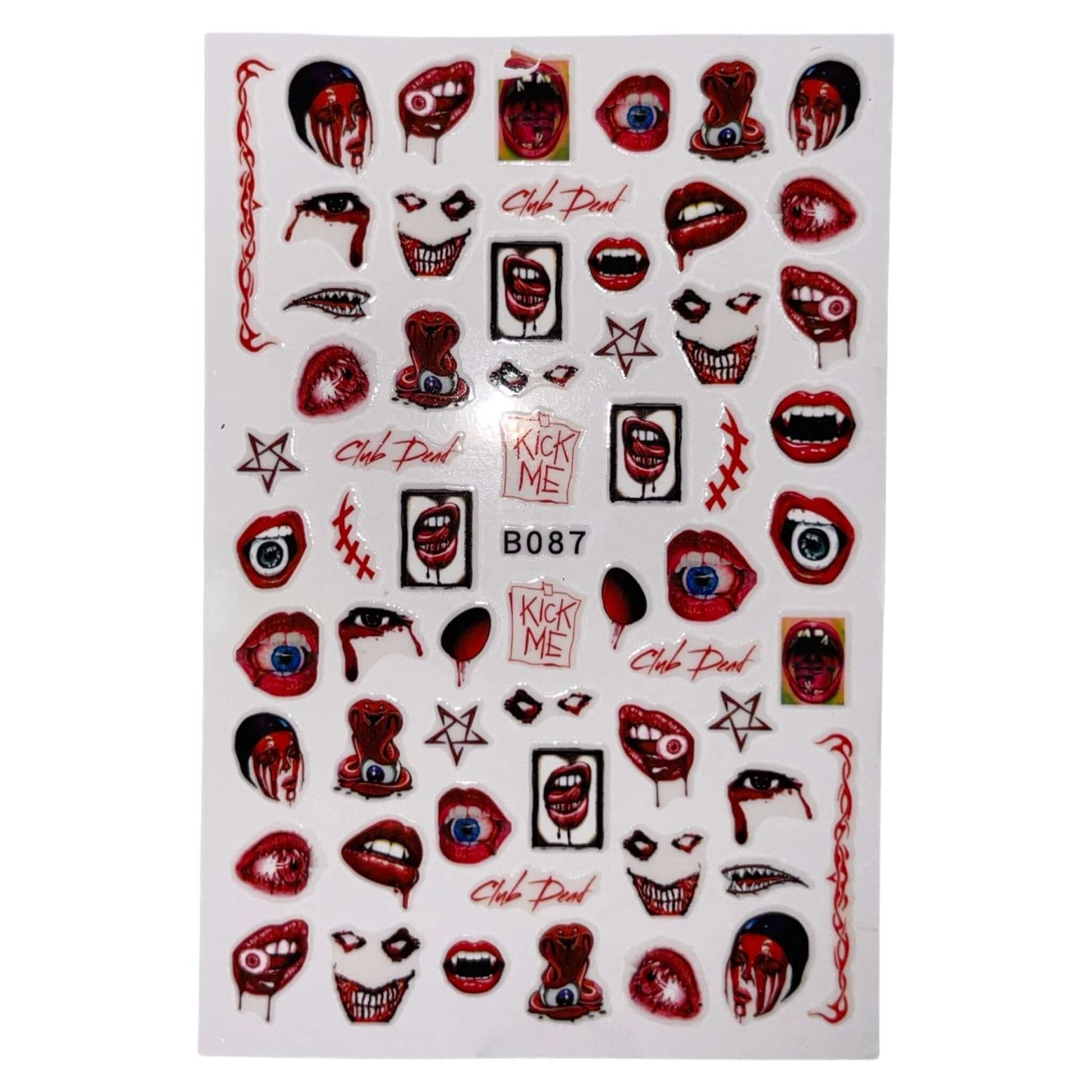 Halloween nail stickers
