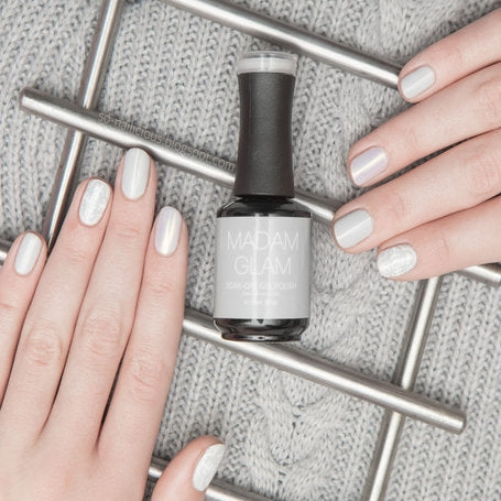 MADAM GLAM - Cashmere Grey - GREY GEL NAIL POLISH