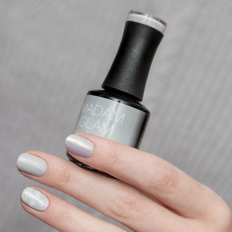 MADAM GLAM - Cashmere Grey - GREY GEL NAIL POLISH