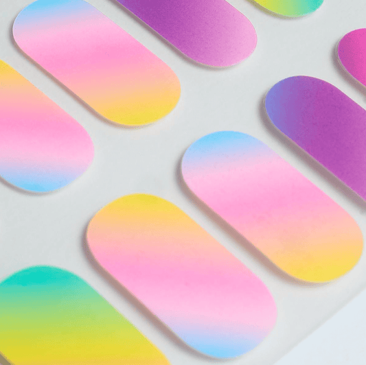 Rainbow Pastel - Gel Nail Wraps
