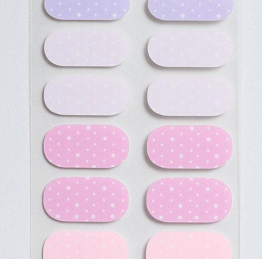 Pinks and Blues - Gel Nail Wraps