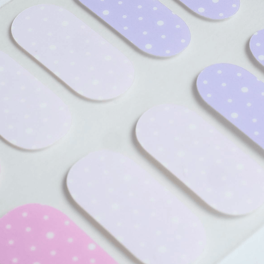 Pinks and Blues - Gel Nail Wraps
